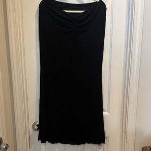 Cider Classic Black Pencil Skirt